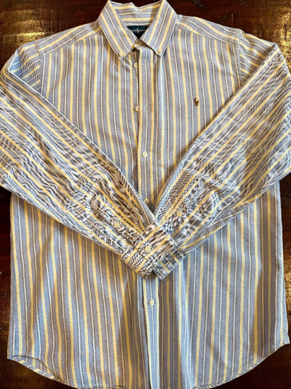 Polo Ralph Lauren Youth XL 18-20 Striped Oxford Button-Down Classic Fit